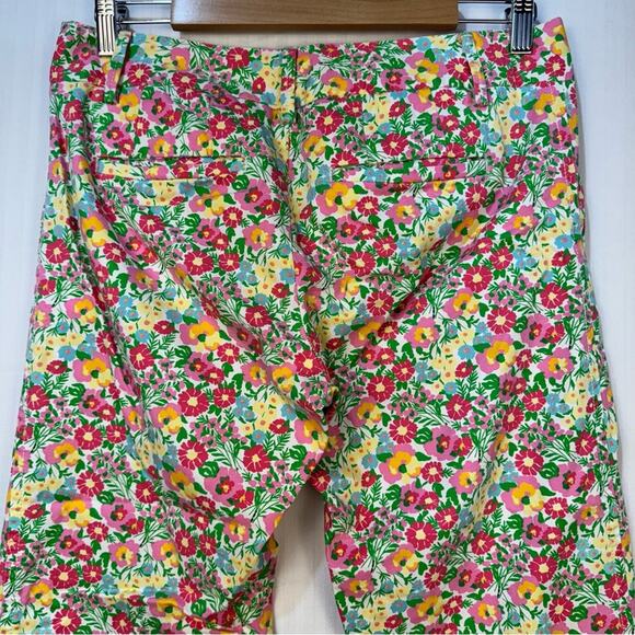 Lilly Pulitzer Whitney Pants Spring Floral Print Women Size 4 Coastal Resortwear - Picture 5 of 6